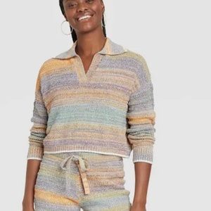 Universal Thread Crop Top and Shorts Set